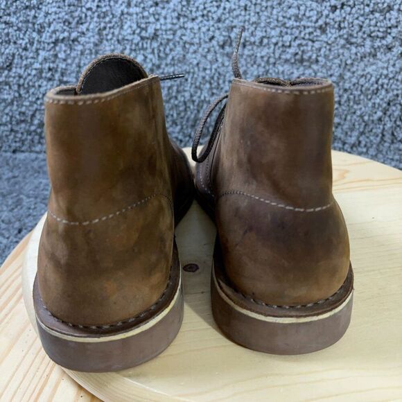 Clarks Bushacre 2 Desert Chukka Boots Mens Size 8.5 Brown Leather Lace Up Shoe main image 7